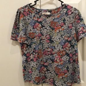 Anthropologie floral shirt